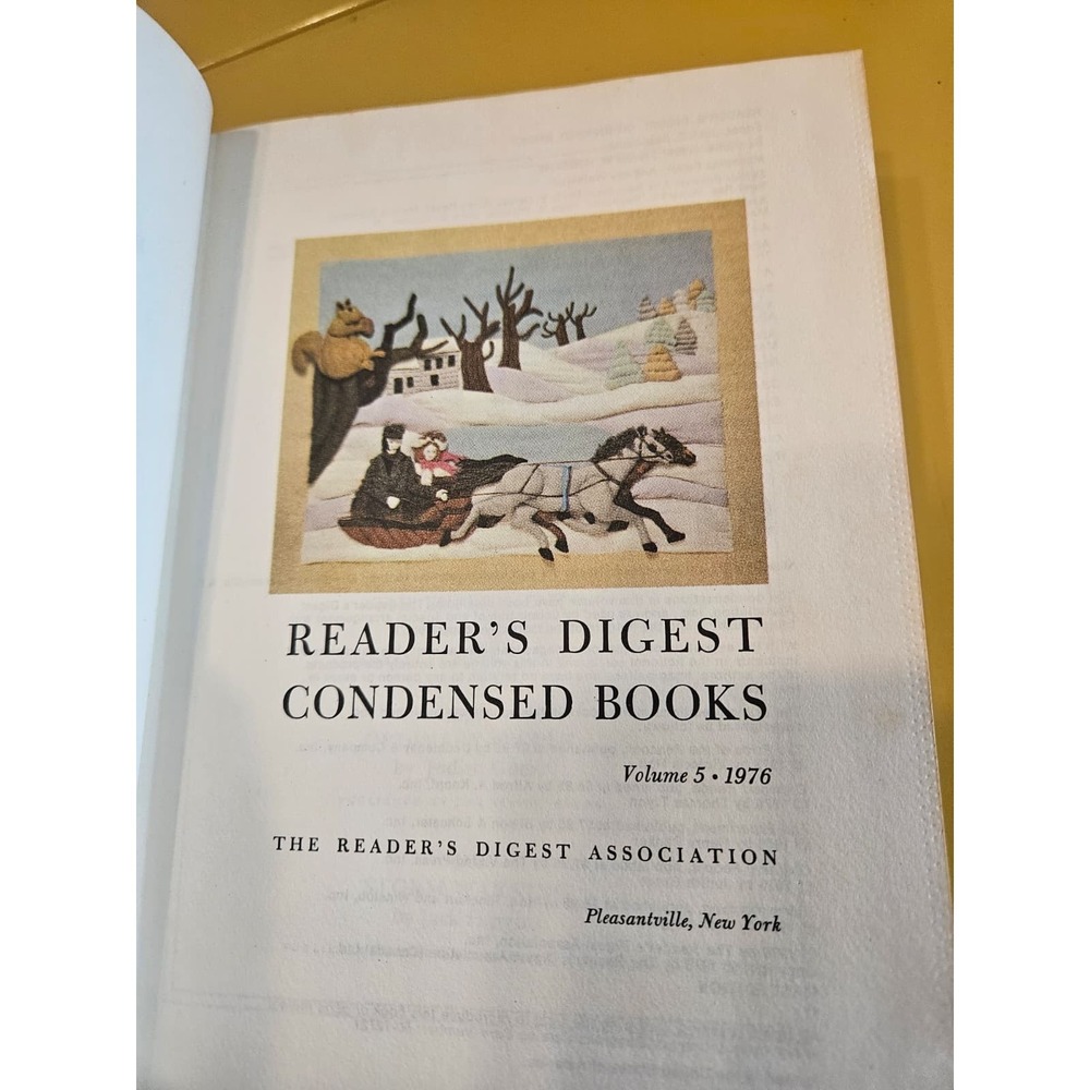 1976 Vol 5 Reader's Digest Condensed Book - Picture 6 of 7
